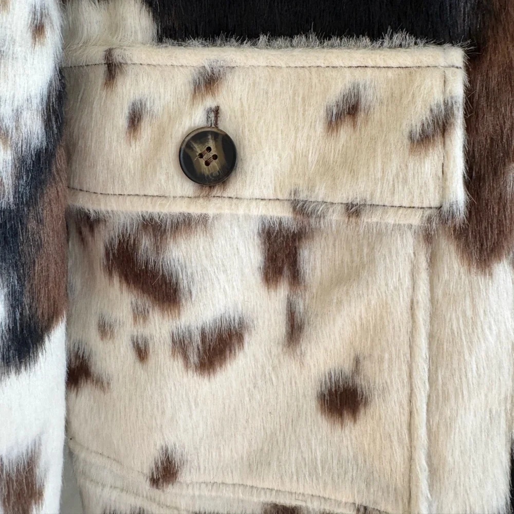 Bernardo cow print jacket - Picture 3 of 6